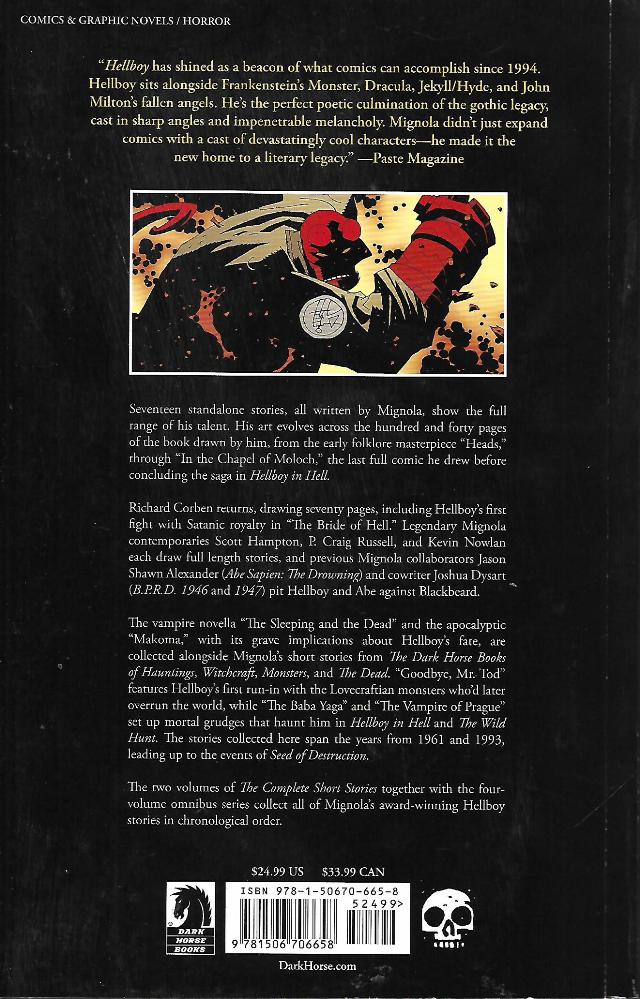 hellboy - the complete short stories 2 (back) hellboy the complete short stories 2 back