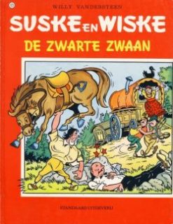 Suske en Wiske 123. De Zwarte Zwaan. 1e Druk 1971.