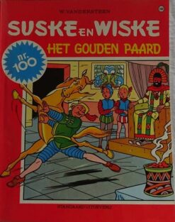 Suske en Wiske sc 100. Het gouden paard (1e druk vierkleuren)