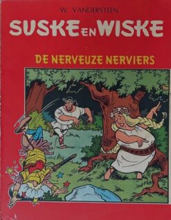 Suske en Wiske 51. de nerveuze nerviers 1e Druk (tweekleurig - gelijkvormig)