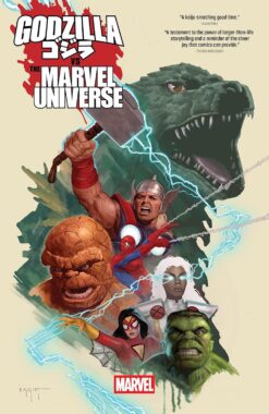 Godzilla vs. the Marvel Universe.