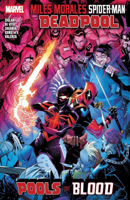 MIles Morales Spider-man Deadpool Pools of blood MIles Morales Spider man Deadpool Pools of blood e1761917488894